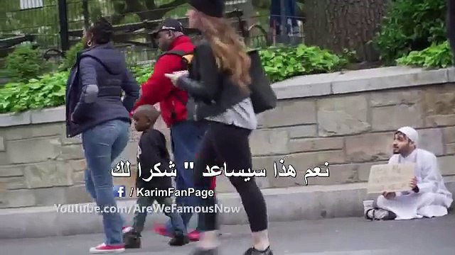 -عندما يشاهد الناس شاب مسلم فقير فى امريكا هل سيساعدوه ام لن يساعدوه لانه مسلم - YouTube
