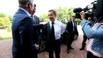 Nicolas Sarkozy en visite dans l'Oise