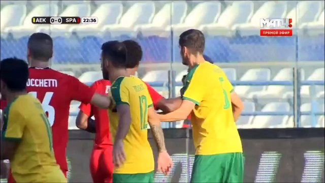 АЕК (Кипр) - Спартак Москва (Россия) 1 - 1 Видеообзор
