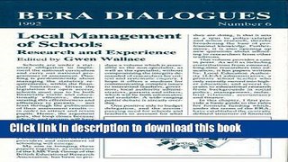 Read Local Management Of Schools: Research and Experience  Ebook Free