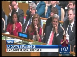 Quito será sede de Hábitat III