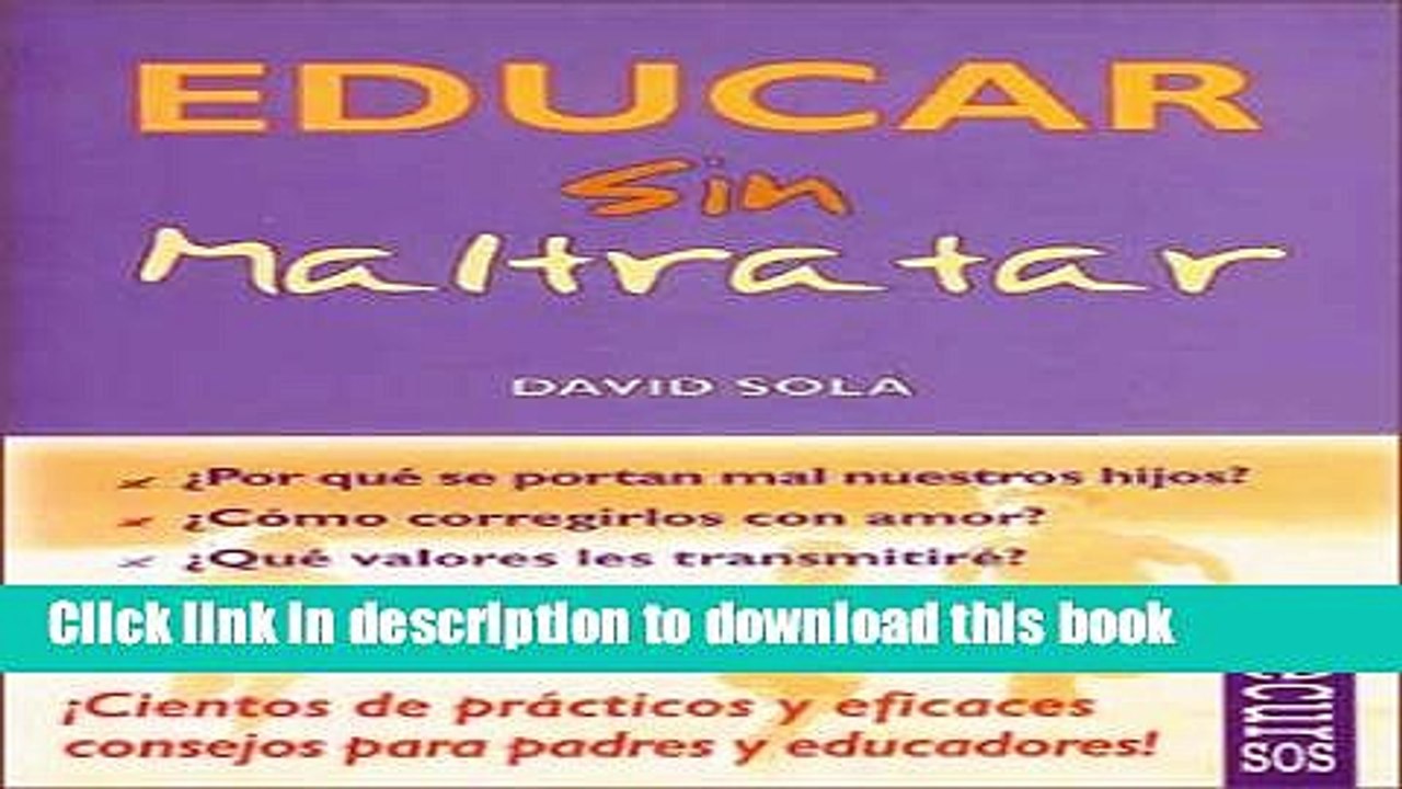 Read Educar sin maltratar (Puentes de amor)  Ebook Online