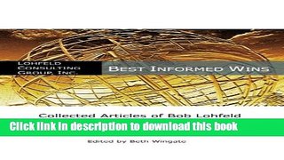 [PDF] Best Informed Wins - Collected Articles of Bob Lohfeld from Washington Technolog Read Online