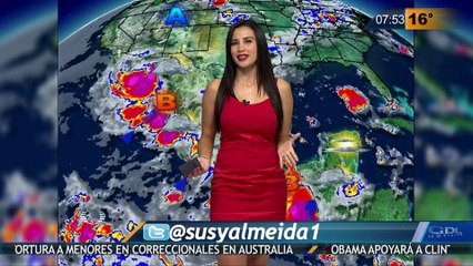 Susana Almeida Pronostico del Tiempo 28 de Julio de 2016