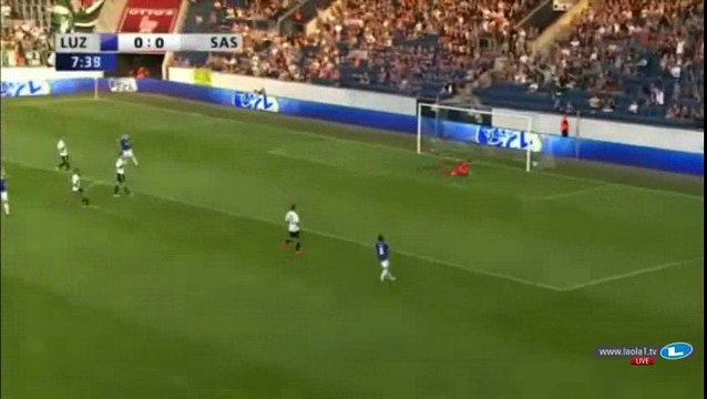 Marco Schneuwly Goal HD - Luzern 0-1 Sassuolo 28.07.2016