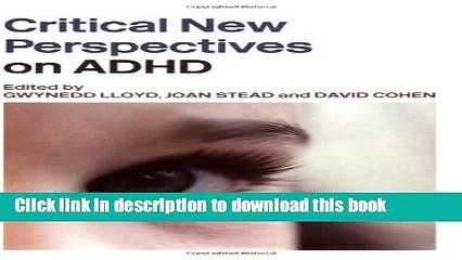 Read Critical New Perspectives on ADHD Ebook Free
