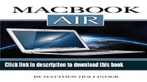 Download MacBook Air: For Beginners 2015 PDF Online
