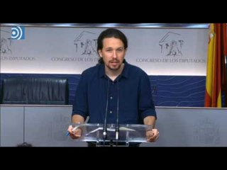 Pablo Iglesias pide a Pedro Sánchez que tome la inicitativa