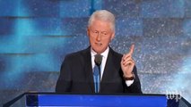 Bill Clinton tells the story of meeting Hillary