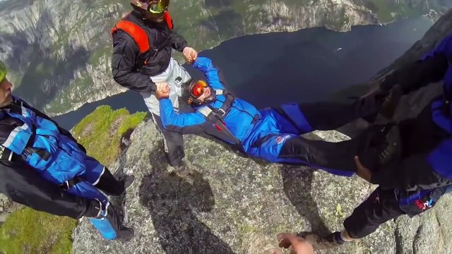 TOP FIVE BASE JUMPS PEOPLE ARE AWESOME