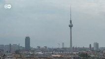 Берлинская телебашня - вид на столицу с высоты 203 метров (27.07.2016)