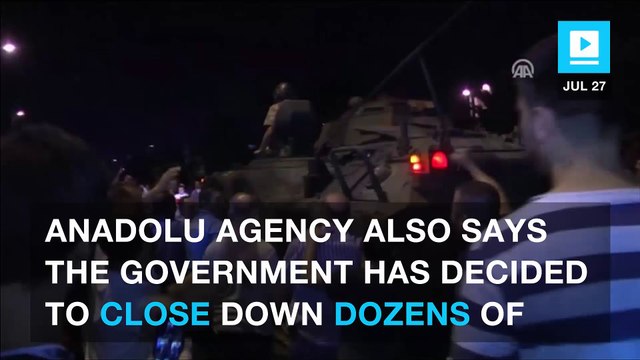 BREAKING: Turkey fires 1,700 officers, closes dozens of media groups