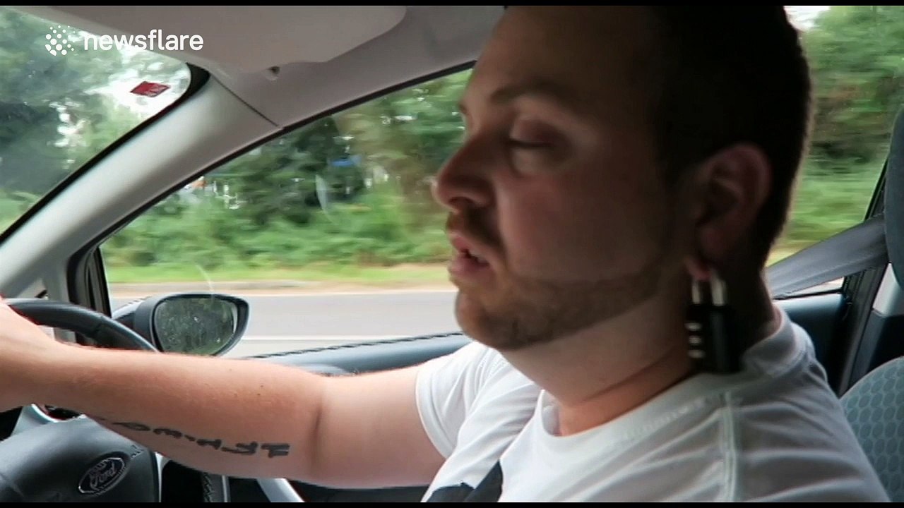 YouTuber pranks boyfriend by putting padlock though flesh tunnel