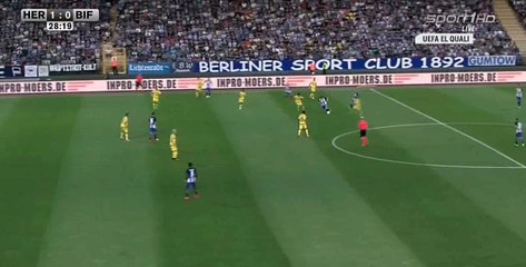 Vedad Ibisevic Goal - Hertha Berlin  1-0 Brondby - 28-07-2016