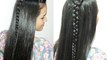 Peinado Facil con Trenza Lateral Paso a Paso -  Trenzas de Moda