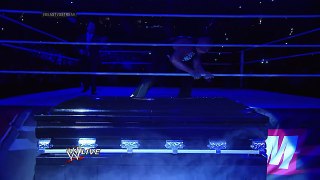 Undertaker rises from a coffin to attack Brock Lesnar- Raw, March 24, 2014 -
