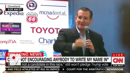 Defiant Ted Cruz Speaks Out With New Attack on Trump