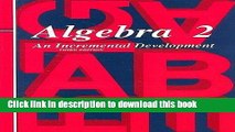 Read Saxon Algebra 2: Homeschool Kit Third Edition Ebook Online