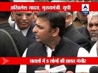 Who is responsible for Allahabad stampede?