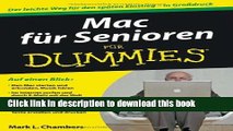Read Mac fÃ¼r Senioren fÃ¼r Dummies Ebook Free