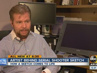 Artist behind serial killer sketch talks process