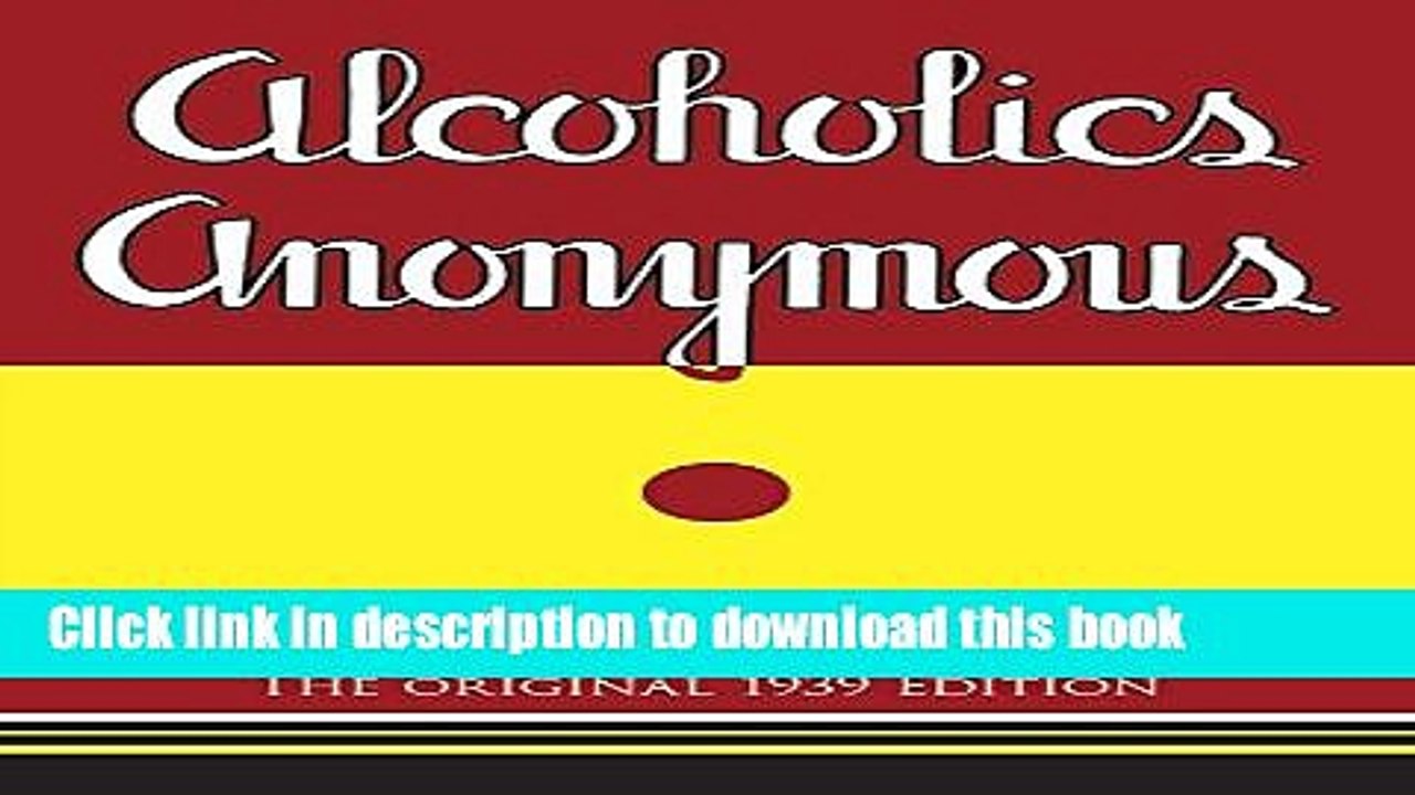 Read Alcoholics Anonymous: The Original 1939 Edition (Dover Empower Your Life) Ebook Free