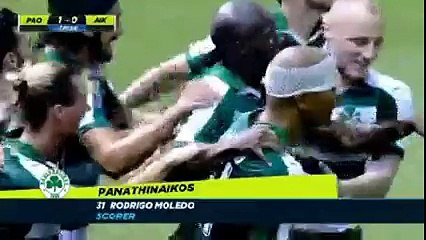 Rodrigo Moledo Goal HD - Panathinaikos 1-0 AIK Stockholm 28.07.2016