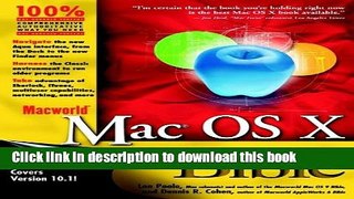 Download Macworld Mac OS X Bible  PDF Online