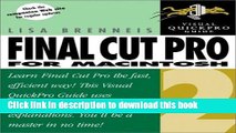 Read Final Cut Pro 2 for Macintosh: Visual QuickPro Guide by Lisa Brenneis (2001) Paperback PDF