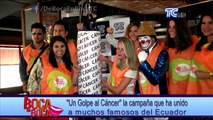 “Un Golpe al Cáncer” la campaña que ha unido a muchos famosos del Ecuador
