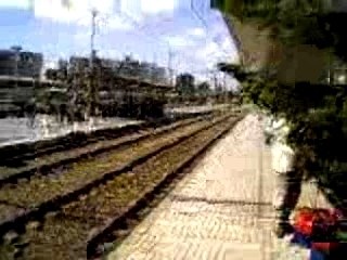 Arrivée du train à Casa-Voyageurs