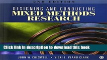 Read Designing and Conducting Mixed Methods Research  Ebook Free