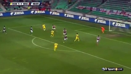 Matic Crnic GOAL - Domzale 2-1 West Ham - 28.07.2016