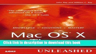 Read Mac OS X Tiger Unleashed  Ebook Free