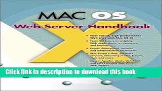 Download MAC OS X Web Server Handbook  Ebook Online
