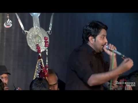 Zain Abbas Shah Live Noha Khwani At Farhan Ali Waris Shab-e-Bedari 17th Moharram 2015