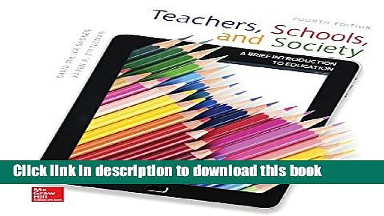 Download Teachers, Schools, and Society: A Brief Introduction to Education  PDF Online