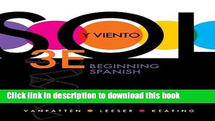 Read Sol y viento: Beginning Spanish  Ebook Free