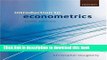 Download Introduction to Econometrics  Ebook Free