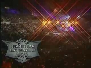 WWE SummerSlam 2002Brock Lesnar Vs The Rock