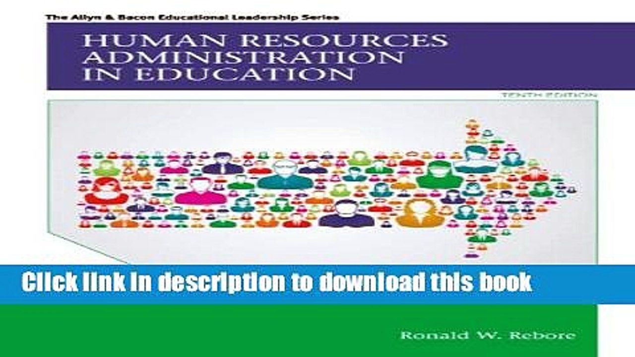 Read Human Resources Administration in Education (10th Edition) (Allyn   Bacon Educational