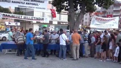 Çanakkale MHP'nin "Demokrasi ve Milli Birlik" Mitingine Ak Partililerde Katıldı