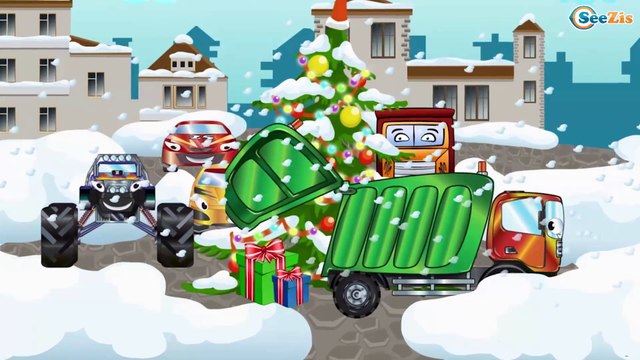 Мультики про машинки Монстр Трак, Грузовик и Гоночные Машинки Трек с препятствиями Видео для детей