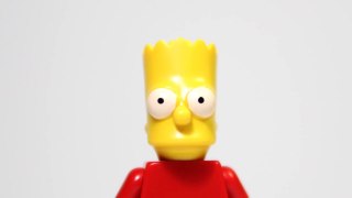 LEGO Simpsons Minifigures Bart build and review