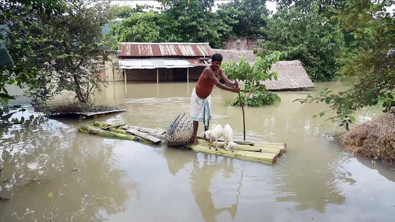Mousson en Inde: fortes inondations dans l'Etat de l'Assam
