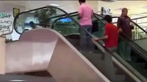 Guy Catches Boy That Falls 15 Feet Off An Escalator.mp4