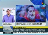 Legado de Hugo Chávez, más vivo que nunca entre los argentinos