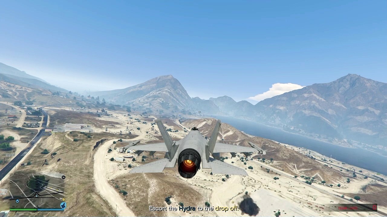 GTAV TOP GUN FLY OVER HYDRA SETUP