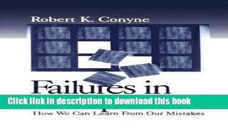 [PDF] Failures in Group Work: How We Can Learn from Our Mistakes [Read] Online