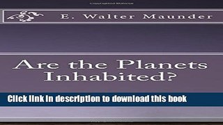Download Are the Planets Inhabited? PDF Free